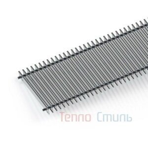 Решетка itermic GRILL. 2500. SGA-40 цвет Natural ширина 400 мм длина 2600 мм алюминиевая для встраиваемых в пол