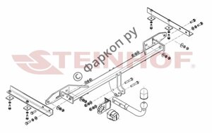 Фаркоп Steinhof для Chevrolet Orlando 2011-2015