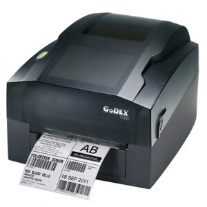 Принтер Godex G300UES, 203 dpi, USB+RS232+Ethernet 011-G30E02-000