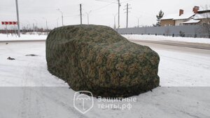 Тент чехол для автомобиля сибиряк для Volkswagen Polo hatchback