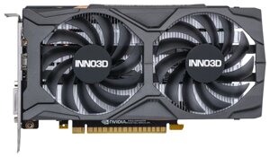 Видеокарта INNO3D GeForce GTX 1650 SUPER 1755MHz PCI-E 3.0 4096MB 12000MHz 128 bit DVI DisplayPort HDMI HDCP TWIN X2 OC