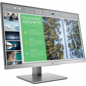 Монитор HP 23.8quot; EliteDisplay E243 серебристый IPS LED 5ms 16:9 HDMI полуматовая HAS Pivot 250cd 1920x1080 D-Sub