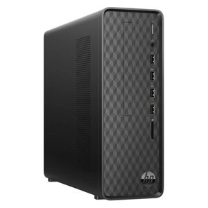 Компьютер HP Slimline S01-aF0002ur, AMD Athlon 3050U, DDR4 4ГБ, 128ГБ (SSD), AMD Radeon Graphics, Free DOS 3.0, черный