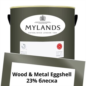 Английские Краски Mylands артикул WoodMetal Paint Eggshell 5 л. №39 Messel