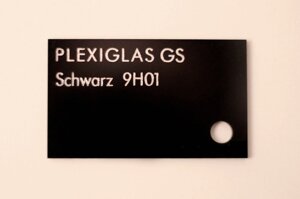 Стекло органическое Plexiglas GS 9H01 3 мм (черный, 3050х2030)