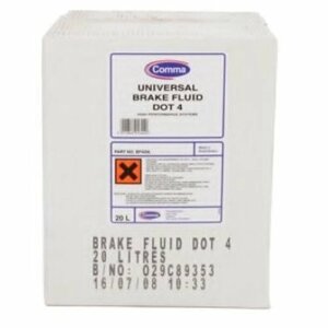 Жидкость тормозная dot 4, BRAKE FLUID, 20л Comma BF420L