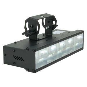 American DJ FREQ 5 Strobe 5-секционный светодиодный стробоскоп с чейз-эффектом, 5 ярких светодиодов белого цвета