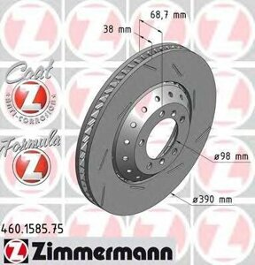 Тормозной диск Zimmermann 460158575