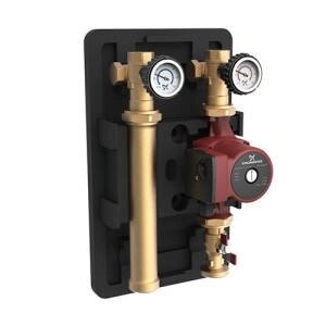 Насосная группа с прямым контуром Grundfos HEATMIX 25D - Ду25 (с насосом UPS 25-60 180)