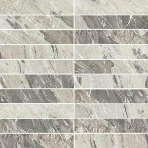 Мозаика Rex Ceramiche I Marmi Marble gray mos. luc. 3x15 729062 300x300 мм (Керамогранит)