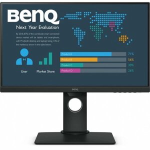 Монитор Benq 23.8quot; BL2480T черный IPS LED 16:9 HDMI M/M матовая HAS Pivot 1000:1 250cd 178гр/178гр 1920x1080 D-Sub