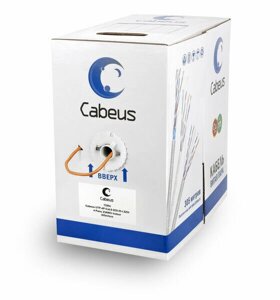 Витая пара Cabeus UTP-4P-Cat. 6-SOLID-LSZH