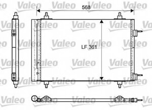 Конденсор кондиционера Valeo 818170