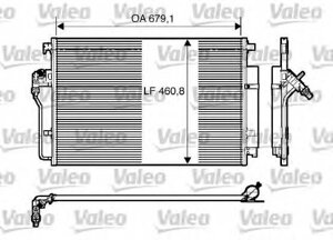 Конденсор кондиционера Valeo 818173