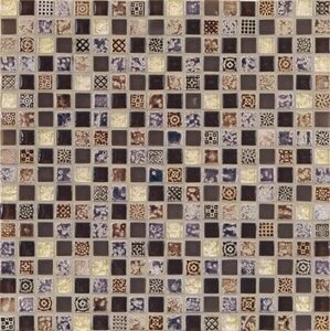 Мозаика Vitrex Stone Glass ANTICA ROMA Bronze 30x30 (1,5x1,5)