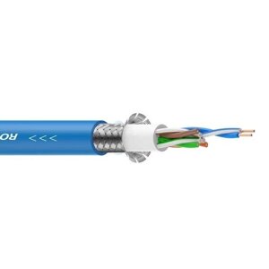 Кабель витая пара Cat. 5e 4 пары с экраном Roxtone CAT5FB/100 Blue