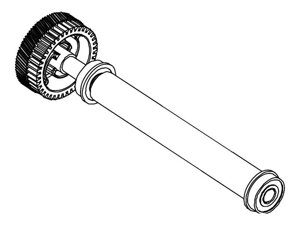 Пластинчатый валик (2/PK), Assy, Lower, H8, Datamax, (ROL15-3058-22) Honeywell / Intermec / Datamax Пластинчатый валик