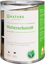 Защитное Масло Gnature Wetterschutzol 280 10л для Наружных, Деревянных Фасадов