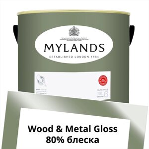 Английские Краски Mylands артикул WoodMetal Paint Gloss 5 л. №192 Serpentine