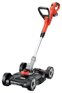 Триммер аккумуляторный BLACK+DECKER STC1820CM колесный