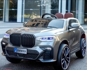 Электромобиль BMW X8 серый