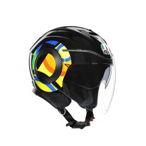 Мотошлем AGV ORBYT sunmoon black/parrot M