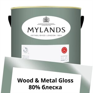 Английские Краски Mylands артикул WoodMetal Paint Gloss 5 л. №102 Long Acre