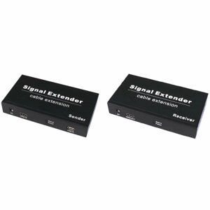 TLN-HiKM/1+RLN-HiKM/1(ver. 2) Комплект для передачи HDMI, 2xUSB (клавиатура+мышь) и ИК управления