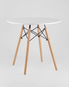 Обеденный стол Все Стулья. KZ классический EAMES DSW,80x80x75 см, белый