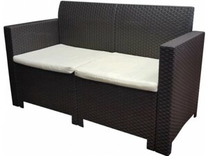 Диван двухместный B: rattan Nebraska Sofa 2 Венге