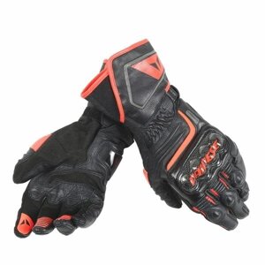 Мотоперчатки Dainese Carbon D1 Long p75 black/black/fluo-red XS