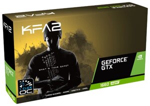 Видеокарта KFA2 GeForce GTX 1660 Super 1800MHz PCI-E 3.0 6144MB 14000MHz 192 bit DVI HDMI DisplayPort HDCP 1-Click OC