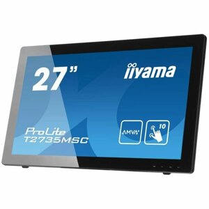 Монитор Iiyama 27quot; ProLite T2735MSC-B2 черный VA LED 5ms 16:9 DVI HDMI M/M матовая 300cd 178гр/178гр 1920x1080