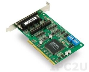 CP-134U-T 4-портовая плата RS-422/485 для шины Universal PCI, без кабеля, -40...+85с MOXA CP-134U-T