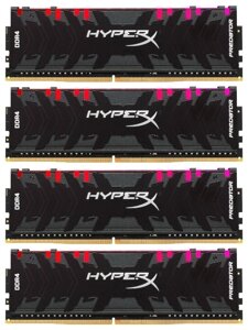 Оперативная память 8 ГБ 4 шт. HyperX Predator RGB HX429C15PB3AK4/32