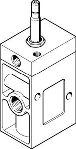 Распределитель с электроуправлением Festo MOCH-3-1/2