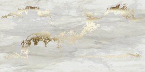 Плитка из керамогранита BRENNERO VENUS Decor Solitaire Gold- Grey Lapp Rett Декор 60x120