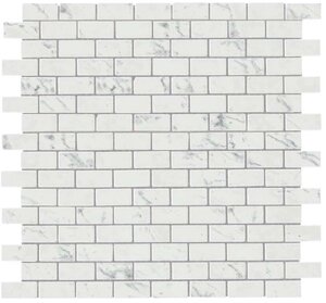 Мозаика Atlas Concorde Marvel Stone Carrara P. Mosaico Lapp. Burattato 29.8x29.8