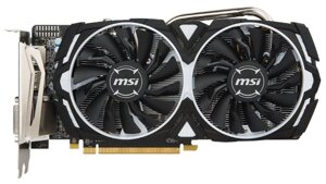 Видеокарта MSI Radeon RX 570 1244Mhz PCI-E 3.0 4096Mb 7000Mhz 256 bit DVI HDMI HDCP Armor