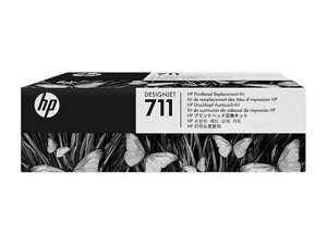 Печатающая головка черный, голубой, пурпурный, желтый HP Inc. 711, C1Q10A