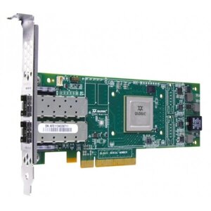 QLE2562-CK Qlogic 8Gbps dual-port Fibre Channel-to-x4/x8 PCI Express adapter, multi-mode optic