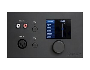 Audac MWX65/B настенная панель управления для MTX, цвет черный