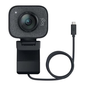 Web-камера LOGITECH StreamCam GRAPHITE, черный и серый [960-001281]