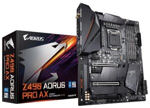 Материнская плата GIGABYTE Z490 AORUS PRO AX