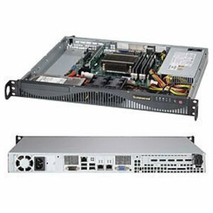 Платформа системного блока SYS-5018D-MF, X10SLL-F, 512F-350B 1U Rackmount SC512F-350B 2 SATA3 4 SATA2