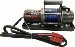 Лебёдка переносная 12V 4Revo LX1500 680 кг (синтетический трос)