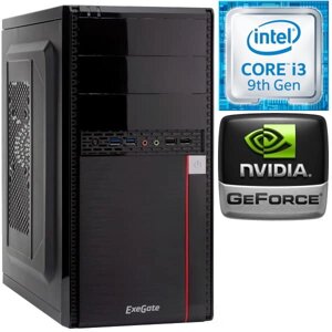 Для офиса TehPortal Офисный компьютер INTEL Core i3 9100F 4 Гб DDR4 240 Гб SSD NVIDIA GeForce GT 210 WIFI ОС не