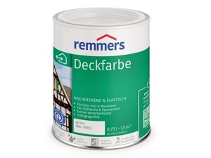 Remmers Краска Remmers Deckfarbe 100% акриловая шелковисто-матовая на водной основе (Цвет-Weiss/Белый (RAL9016)