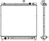 Радиатор системы охлаждения акпп infinity qx56 5.6i 04 , nissan pathfinder 5.6i 04-04 Sakura 32511013