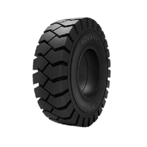 Шина цельнолитая 23x9-10 OB503) ADVANCE Easi-Fit черная